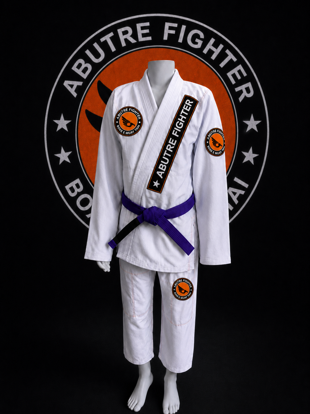 Kimono Abutre Fighter Branco