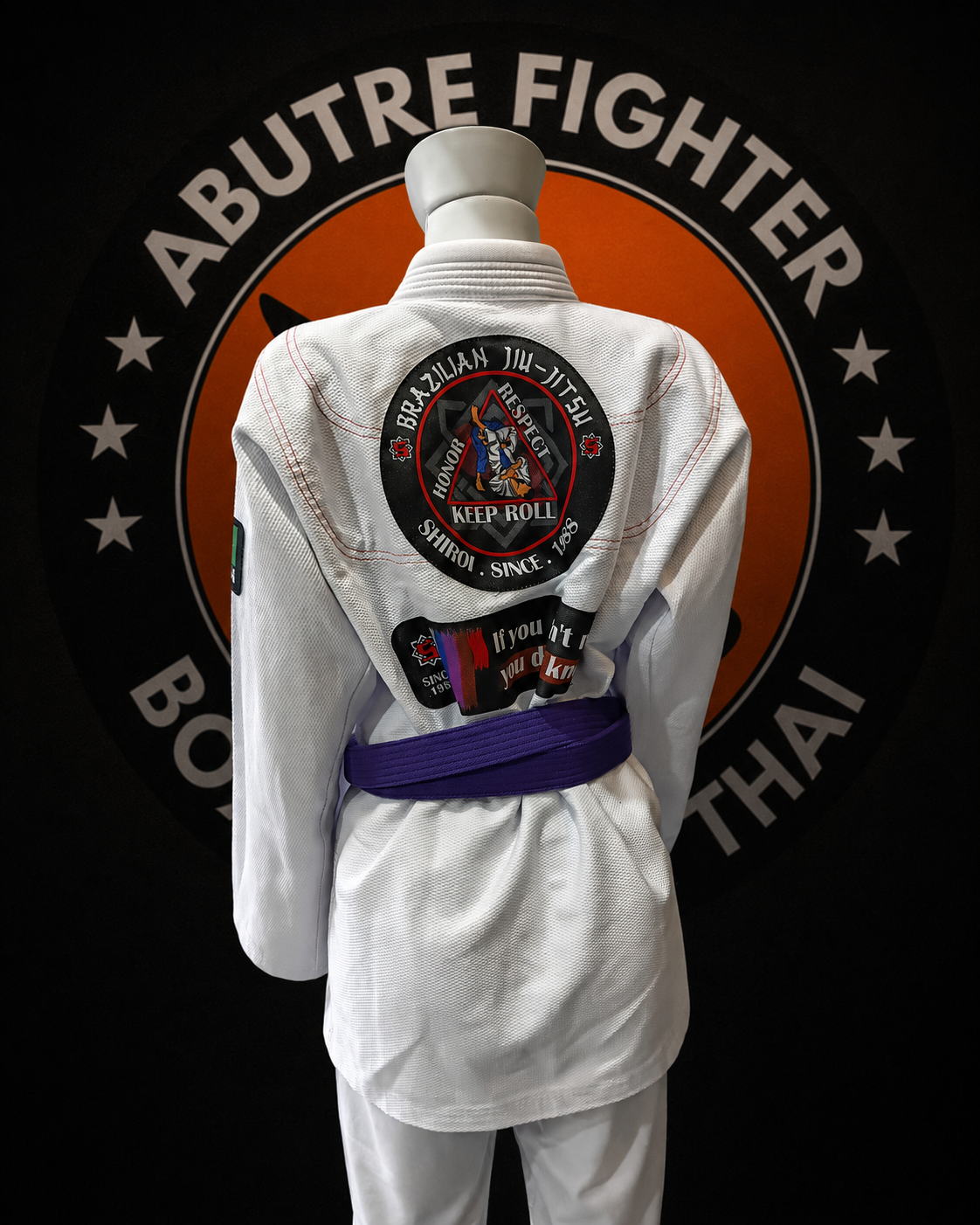 Kimono Branco Keep Roll